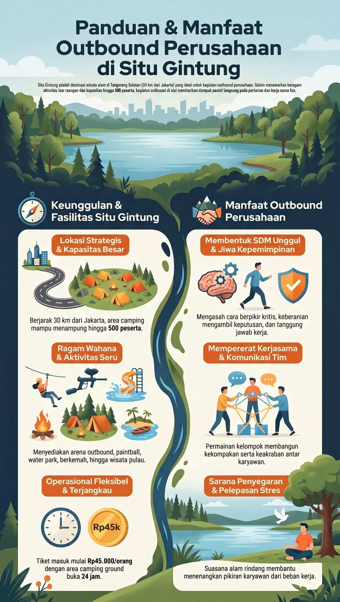 Paket Outbound Situ Gintung